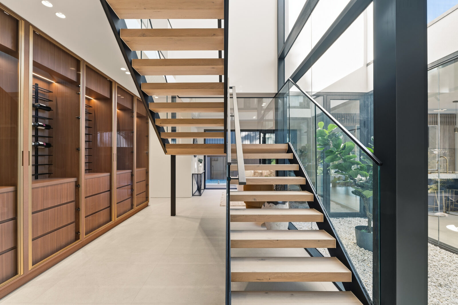 The Pearl Estate — floating staircase